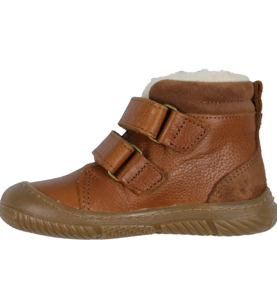Begyndersko*Wheat Vinterstøvler - Snug Prewalker Tex - Cognac