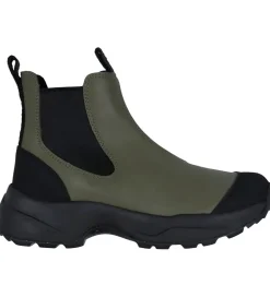 Gummistøvler*Woden Gummistøvler - Kort - Siri - Dark Olive/Black
