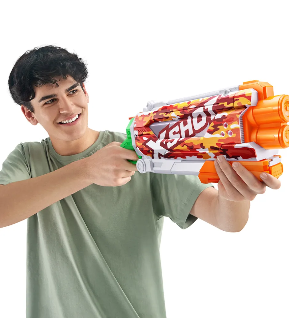 Vandleg*X-SHOT Vandpistol - Skins Pump Action Fast-Fill - 800 ml - Sun C