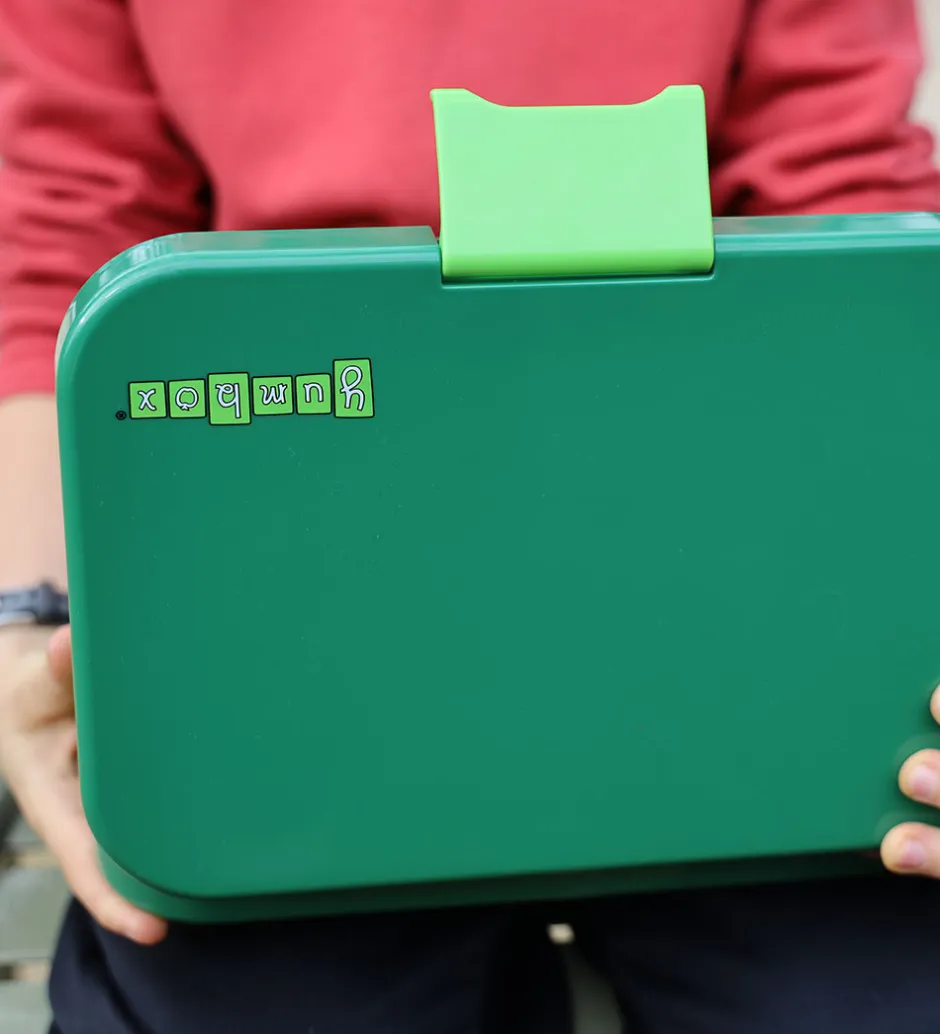 Skole|Madkasser*Yumbox Madkasse m. 4 Rum - Bento Tapas - Lime Green