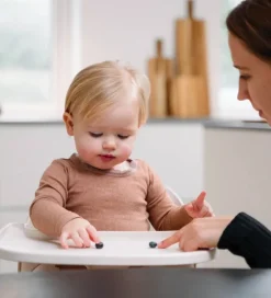Højstole*Ziza Bakke Til Højstol - 40,4x40,4 cm - Vanilla